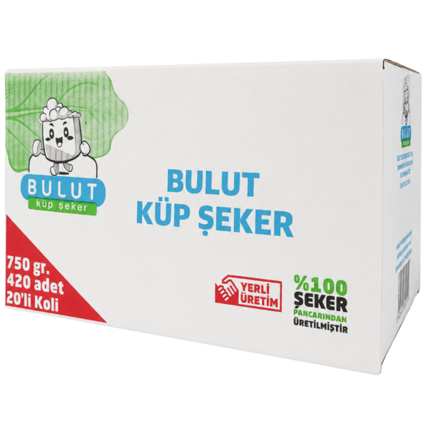 Bulut Küp Şeker 750 Gr 20'li Koli