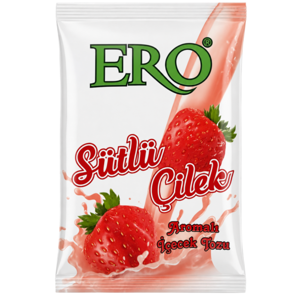 Ero Sütlü Çilek Aromalı İçecek Tozu