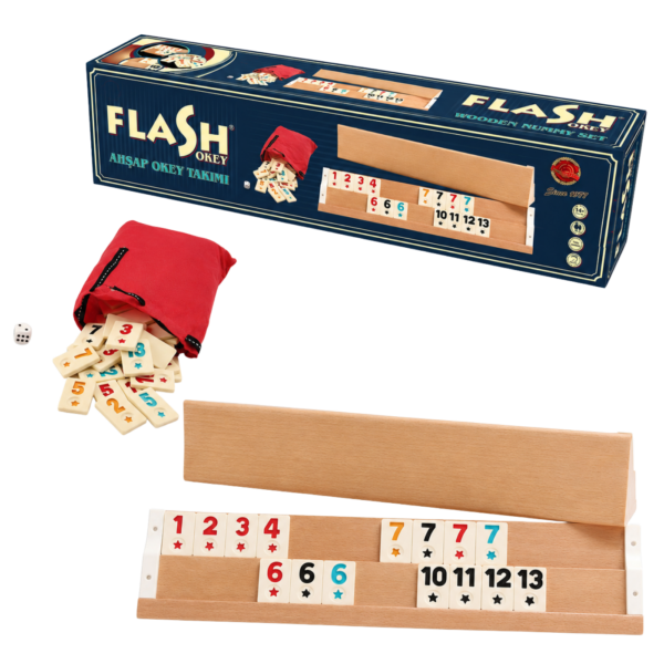 Flash Ağaç Okey Takımı