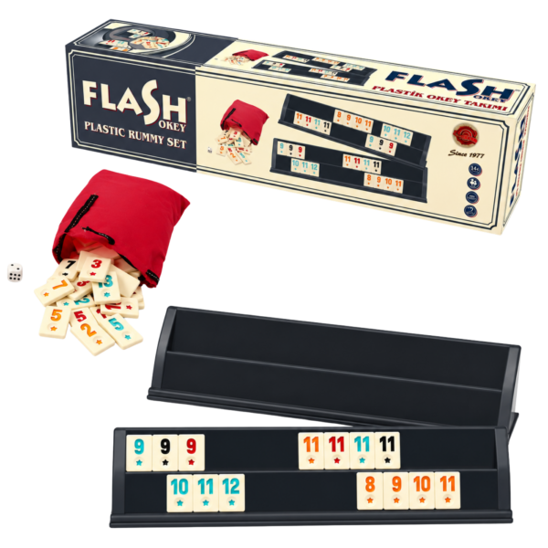 Flash Plastik Okey Takımı