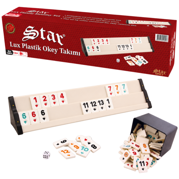 Star Lux Plastik Okey Takımı