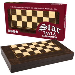 Star Polyester Ceviz Tavla (Orta Boy)